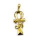 10k Gold Ankh Cross Pendant